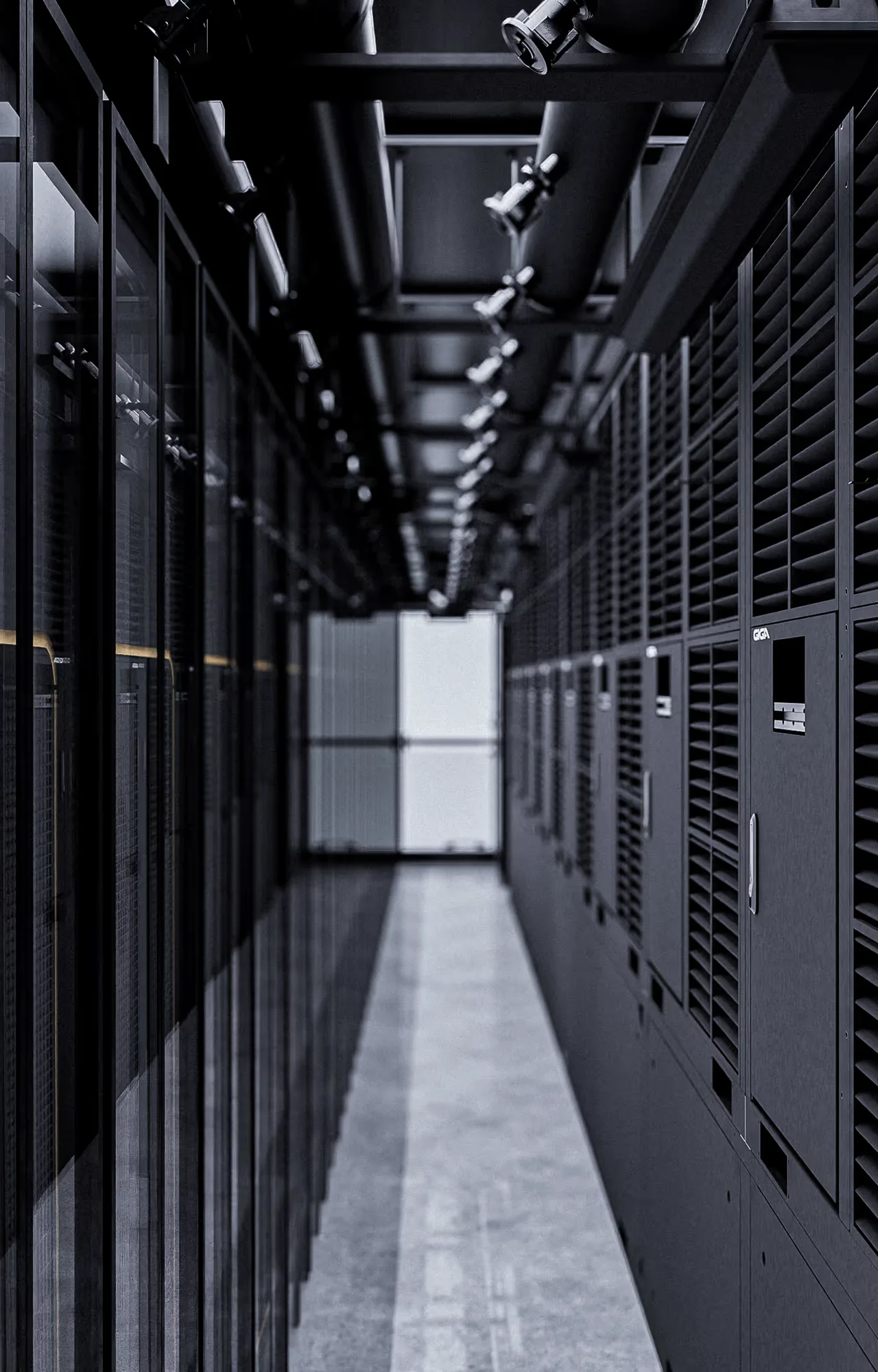 inside an AI data center from Giga Energy
