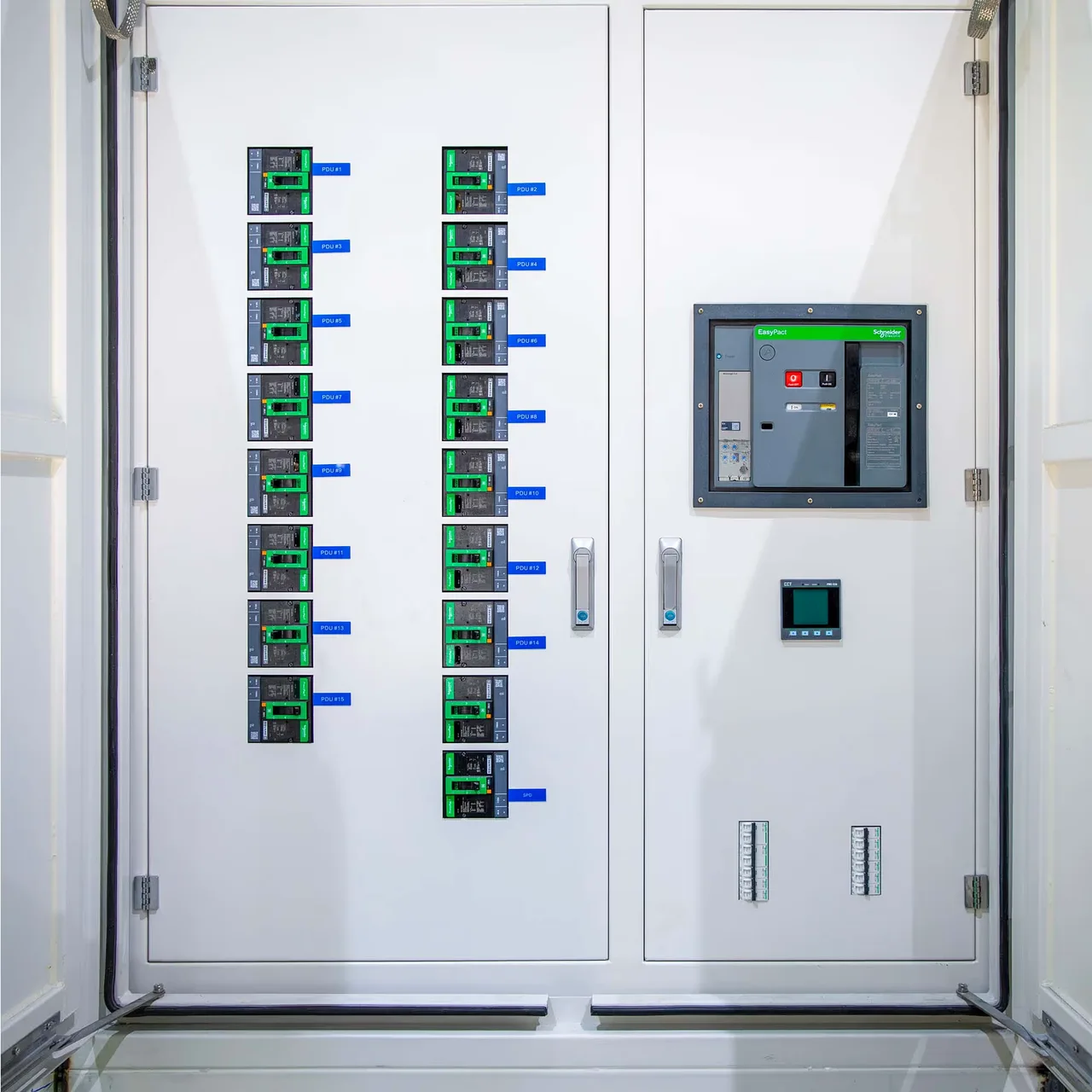 electrical components of Giga Box Air bitcoin mining container